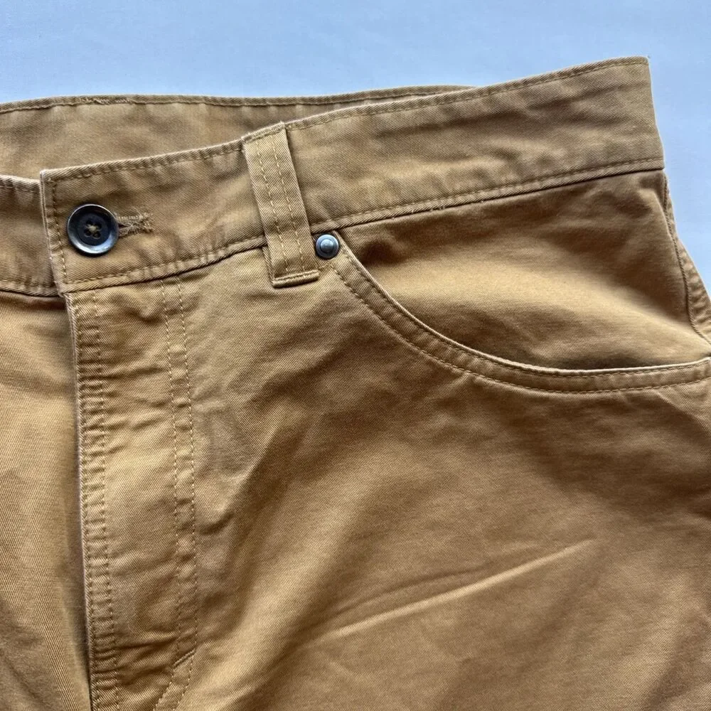 The North Face Pants Mens 34 Tan Chino Flat Front Straight Leg Hiking